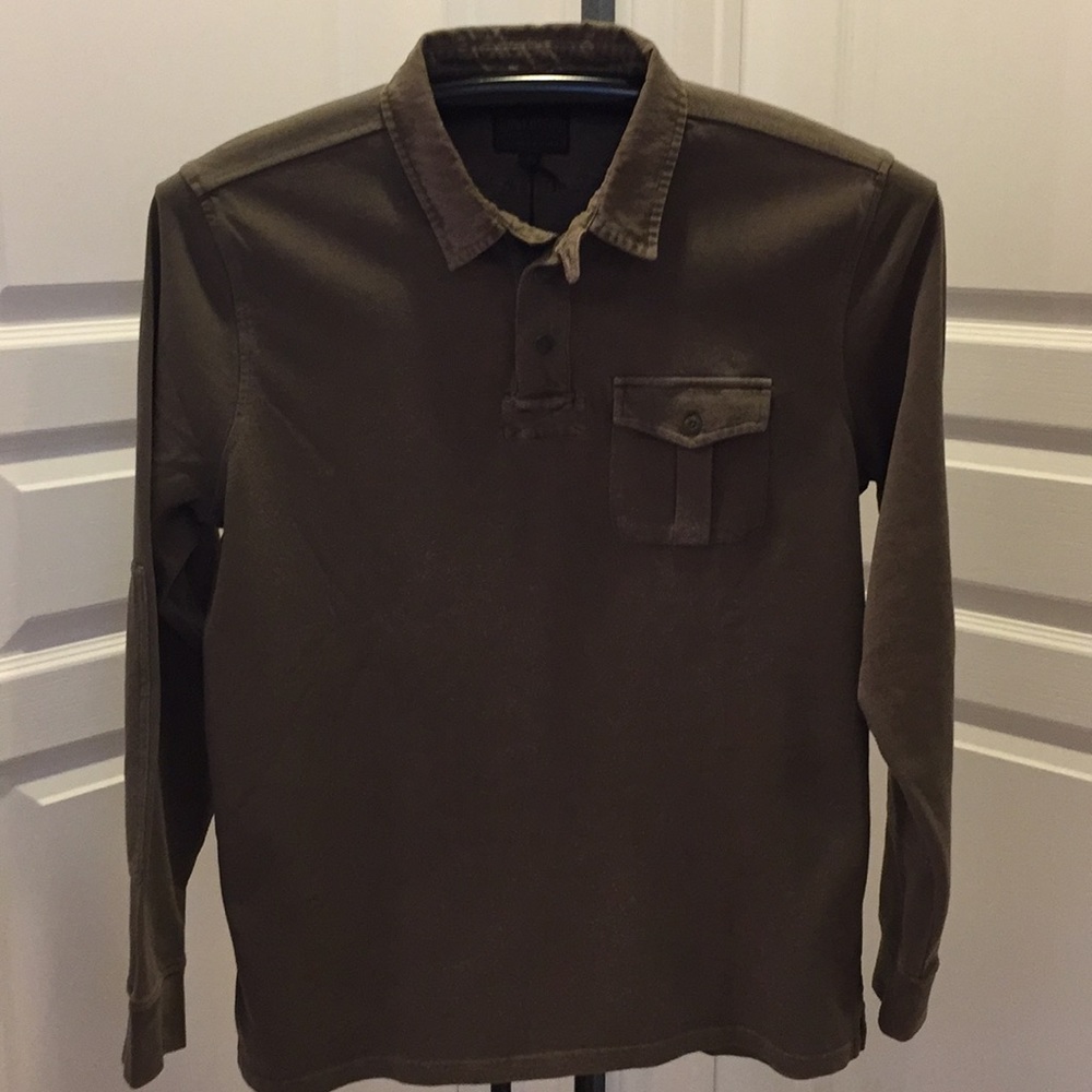 Lucky Brand Washed Rugby Shirt/New